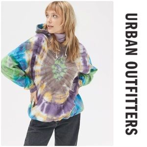 Urban Renewal Recycled Alien Tie-Dye Hoodie